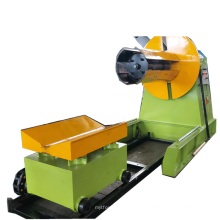 8 Tons hydraulic decoiler with loading car for coil